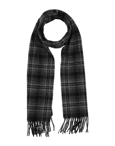 Woolrich Man Scarf Grey Size - Cashmere, Wool In Gray