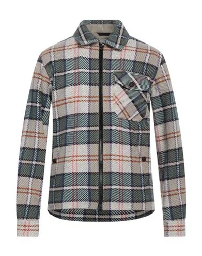 Woolrich Man Shirt Beige Size S Wool, Cotton, Polyamide, Polyester