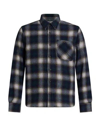 Woolrich Man Shirt Deep Teal Size Xxl Wool, Polyester, Polyamide In Green
