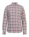 Woolrich Man Shirt Pink Size L Cotton In Multi