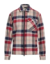 Woolrich Man Shirt Red Size M Wool, Cotton, Polyamide, Polyester In Red