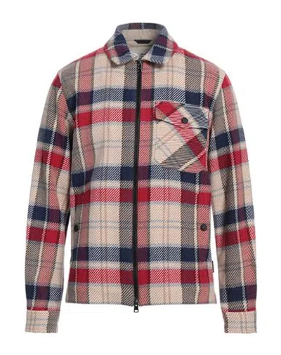 Woolrich Man Shirt Red Size M Wool, Cotton, Polyamide, Polyester