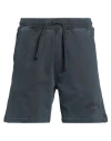 Woolrich Man Shorts & Bermuda Shorts Navy Size M Cotton In Navy