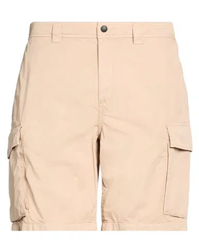 Woolrich Man Shorts & Bermuda Shorts Sand Size 34 Cotton In Neutral