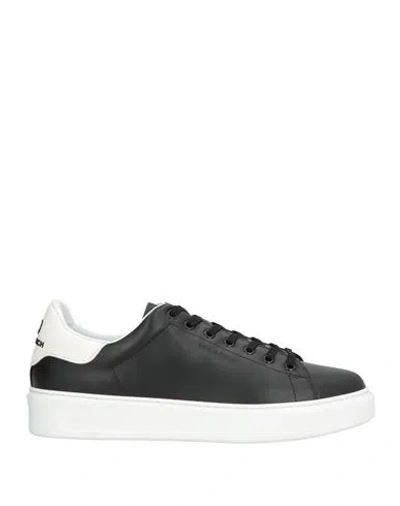 Woolrich Man Sneakers Black Size 9 Leather