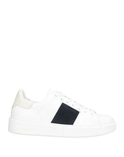 Woolrich Man Sneakers White Size 7 Leather