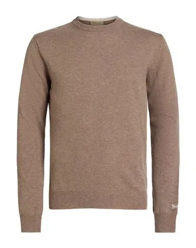 Woolrich Man Sweater Beige Size S Wool In Sand