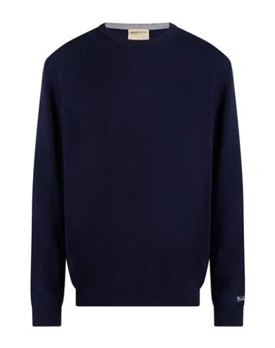 Woolrich Man Sweater Blue Size Xxl Wool