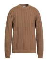 Woolrich Man Sweater Brown Size S Virgin Wool In Brown