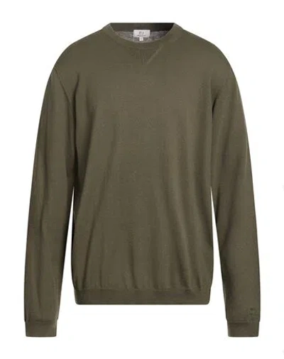 Woolrich Man Sweater Dark Green Size Xxl Cotton