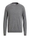 Woolrich Man Sweater Grey Size L Cashmere In Gray