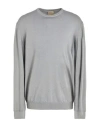 Woolrich Man Sweater Grey Size Xxl Wool In Gray