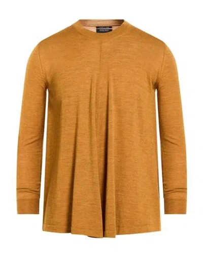 Woolrich Man Sweater Marigold Size Xs Wool In Brown