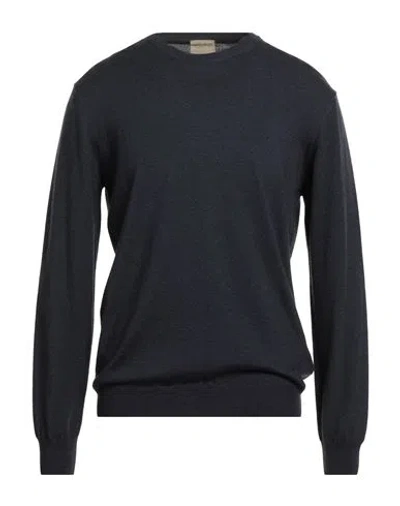 Woolrich Man Sweater Midnight Blue Size L Wool