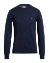 Woolrich Man Sweater Midnight Blue Size S Virgin Wool