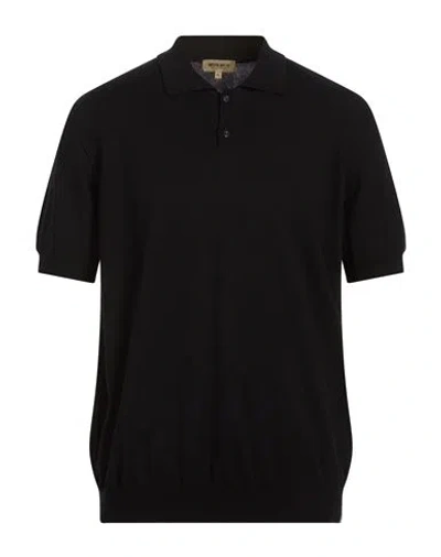 Woolrich Man Sweater Midnight Blue Size Xl Cotton In Black