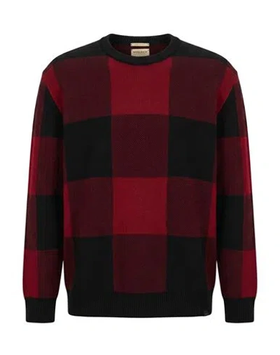 Woolrich Man Sweater Red Size Xl Virgin Wool