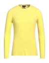Woolrich Man Sweater Yellow Size L Wool, Cashmere In Yellow