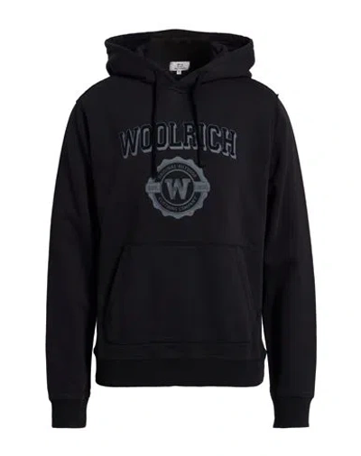 Woolrich Man Sweatshirt Black Size L Cotton