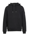 Woolrich Man Sweatshirt Black Size L Cotton, Polyester In Black