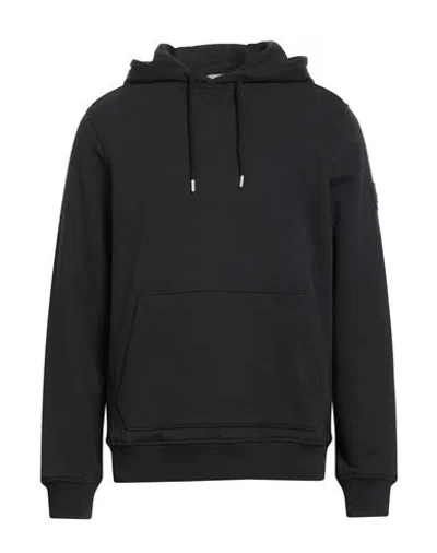 Woolrich Man Sweatshirt Black Size L Cotton, Polyester