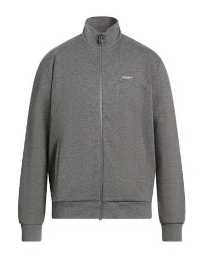 Woolrich Man Sweatshirt Grey Size M Cotton, Polyester, Elastane In Gray