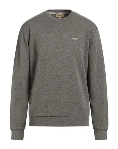 Woolrich Man Sweatshirt Grey Size Xl Cotton, Polyester, Elastane