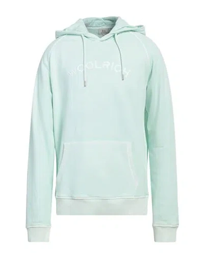 Woolrich Man Sweatshirt Light Green Size Xxxl Cotton