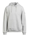 Woolrich Man Sweatshirt Light Grey Size M Cotton, Polyester In Gray
