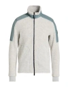 Woolrich Man Sweatshirt Light Grey Size L Wool, Polyamide, Polyester, Cotton In Gray