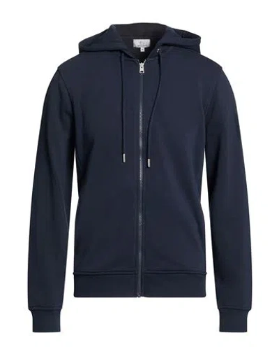 Woolrich Man Sweatshirt Midnight Blue Size M Cotton, Polyester