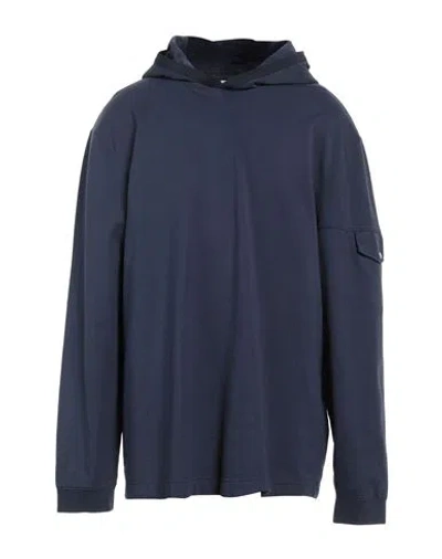 Woolrich Man Sweatshirt Navy Blue Size Xxl Cotton