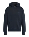 Woolrich Man Sweatshirt Navy Size Xl Cotton In Blue