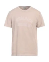 Woolrich Man T-shirt Beige Size M Cotton In Beige