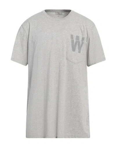 Woolrich Man T-shirt Light Grey Size Xl Cotton In Gray