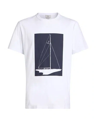 Woolrich Man T-shirt White Size M Cotton