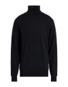 Woolrich Man Turtleneck Black Size Xxxl Wool In Black