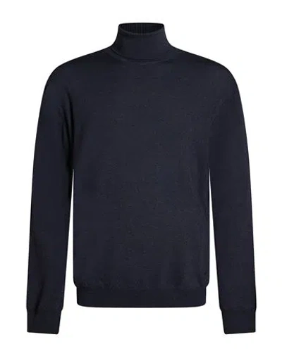 Woolrich Man Turtleneck Blue Size Xxl Wool