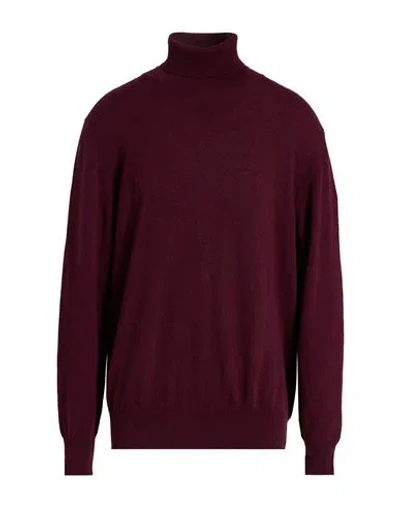 Woolrich Man Turtleneck Burgundy Size Xxxl Wool