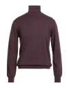 Woolrich Man Turtleneck Dark Purple Size L Wool