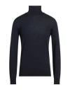 Woolrich Man Turtleneck Midnight Blue Size Xl Virgin Wool In Blue