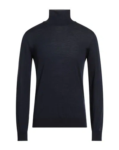 Woolrich Man Turtleneck Midnight Blue Size Xl Virgin Wool