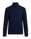 Woolrich Man Turtleneck Midnight Blue Size Xxxl Virgin Wool In Blue