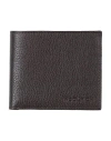 Woolrich Man Wallet Dark Brown Size - Leather In Brown