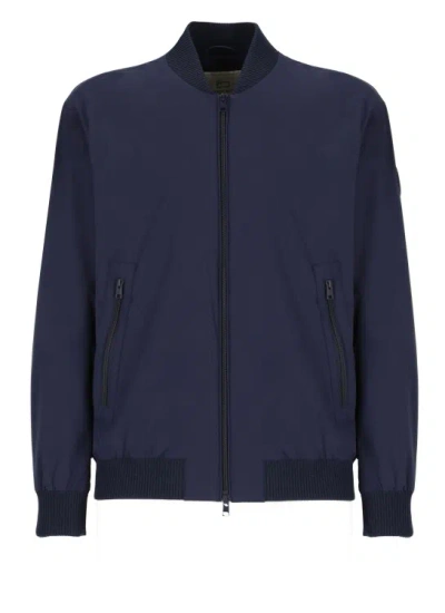 Woolrich Matt Stretch Bomber In Black