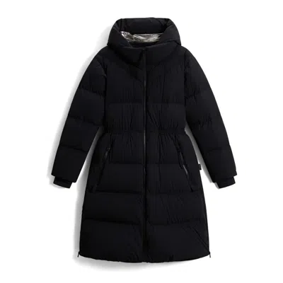WOOLRICH WOOLRICH MATT STRETCH LONG PUFFER PARKA