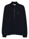 Woolrich Logo Interlock Track Jacket In Blue