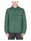 Woolrich Arctic Quilted Jacket With Chest Pockets In Gray