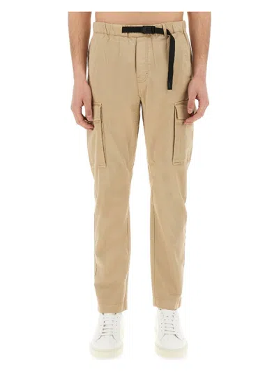 WOOLRICH MEN'S CARGO PANTS WITH BELT