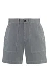 Woolrich Man's Color Blue Size 35 In White
